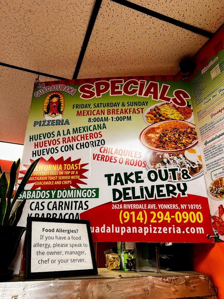 La Guadalupana Pizzeria Menu image 1